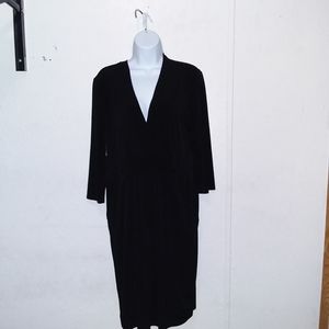 Classy-Worthington vibrant black dress.